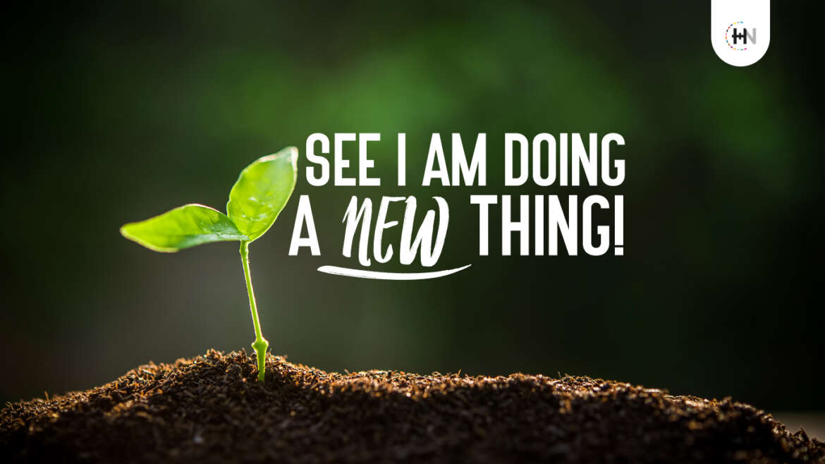 See I am doing a New thing!